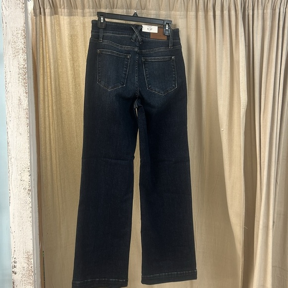 NWT Dark Wash Wide Leg Jeans - Judy Blue - Picture 2 of 10